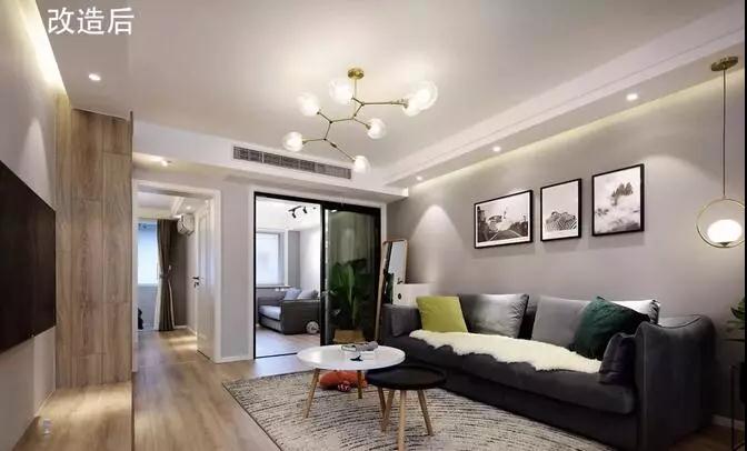 92㎡老房改造，改造前后對(duì)比，驚艷到了鄰居